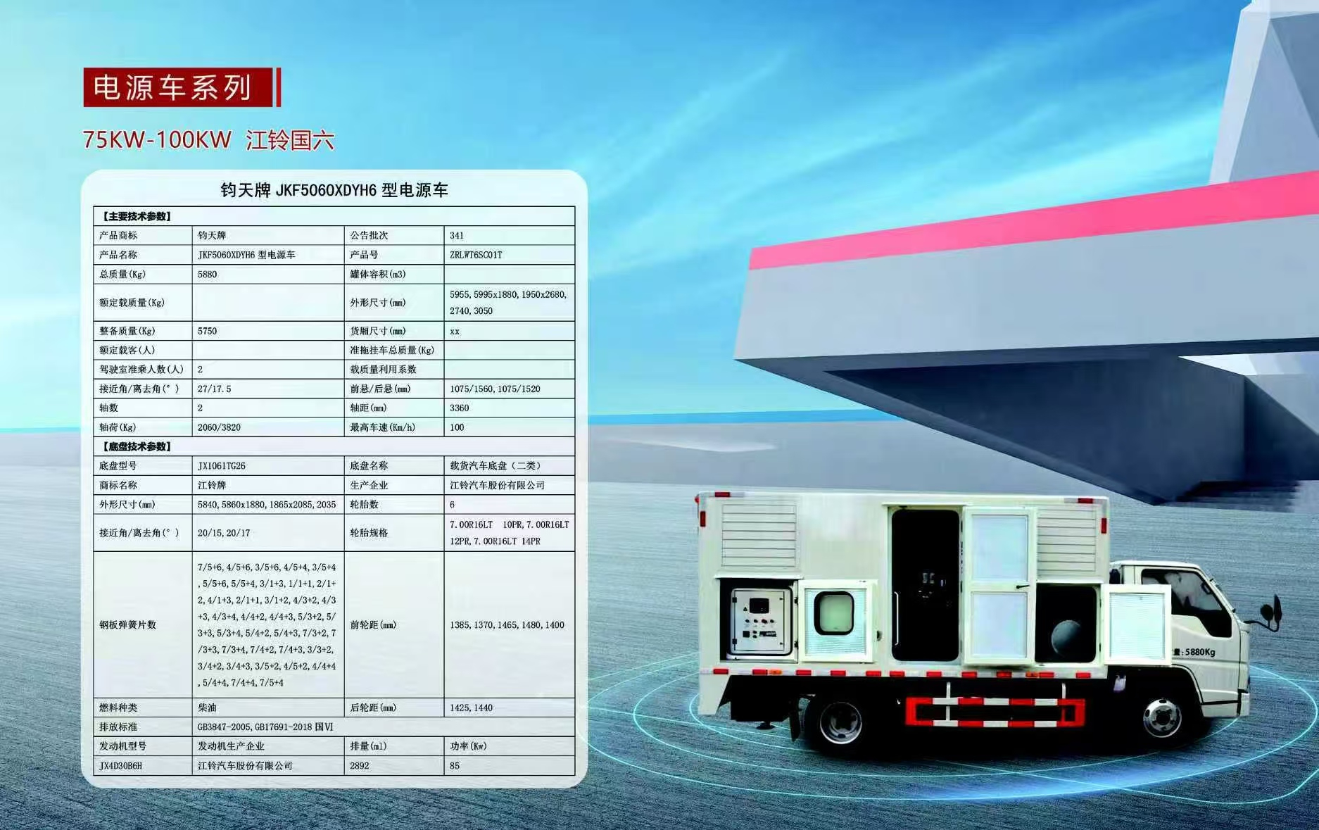 75KW-100KW江铃国六